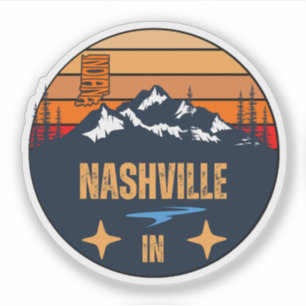 Sticker Nashville, Indiana