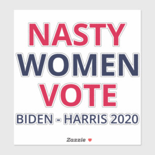 Sticker Nasty Women Vote I