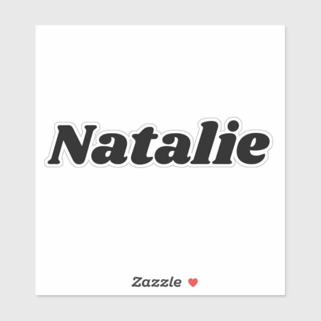 Sticker Natalie (Feuille)