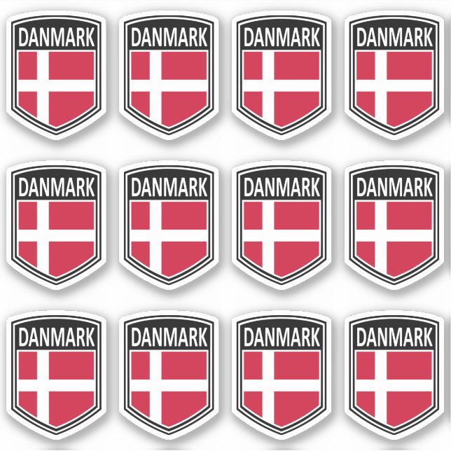 Sticker National - Danmark (Devant)