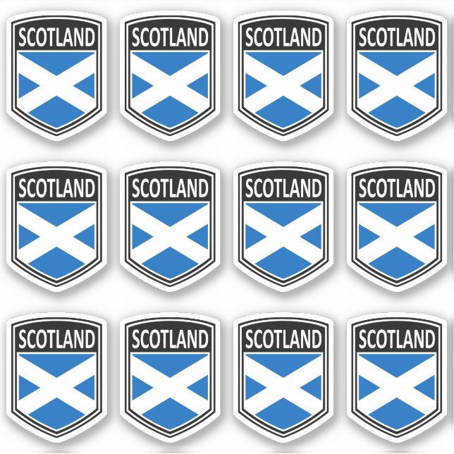 Sticker National - Ecosse (Devant)
