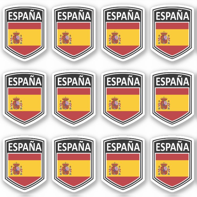 Sticker National - Espagne (Devant)