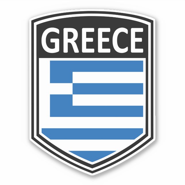 Sticker National - Grèce (Devant)