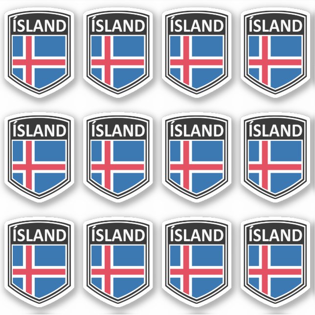 Sticker National - Île (Devant)