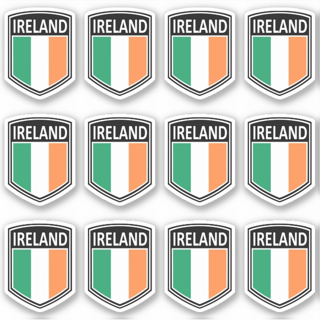 Sticker National - Irlande (Devant)