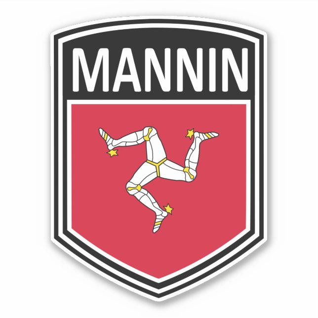 Sticker National - Mannin (Devant)