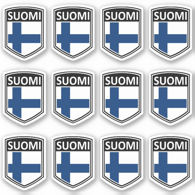 Sticker National - Suomi (Devant)