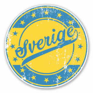 Sticker National - Sverige Suède