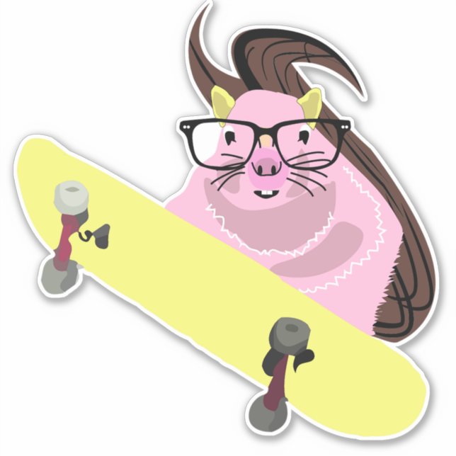 Sticker Naughty Squirrel #108 (Devant)