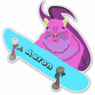 Sticker Naughty Squirrel #126 Skateboard