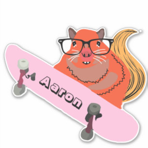 Sticker Naughty Squirrel #183 Skateboard