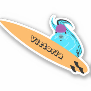 Sticker Naughty Squirrel #1959 Surf