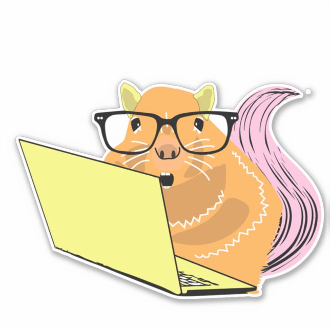 Sticker Naughty Squirrel #207 (Devant)