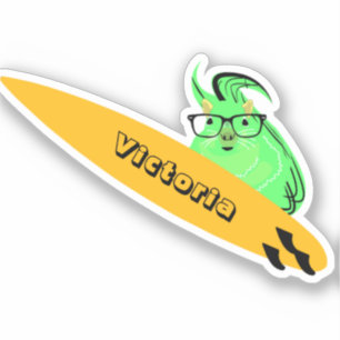 Sticker Naughty Squirrel #2325 Surf