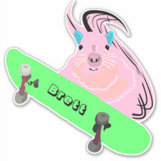 Sticker Naughty Squirrel #301 Brett Skateboard