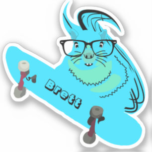 Sticker Naughty Squirrel #389 Brett Skateboard