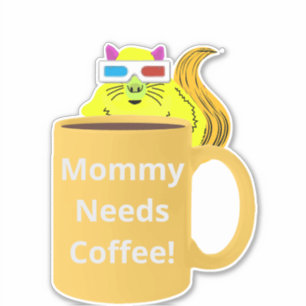 Sticker Naughty Squirrel #463 Coffee Cup