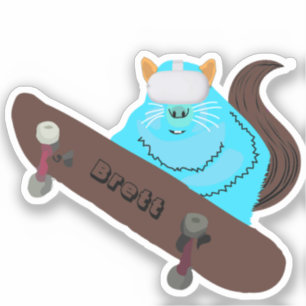 Sticker Naughty Squirrel #571 Brett Skateboard