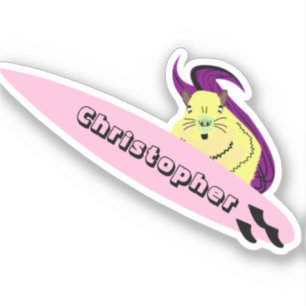 Sticker Naughty Squirrel #579 Surf