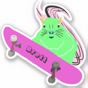 Sticker Naughty Squirrel #763 Brett Skateboard