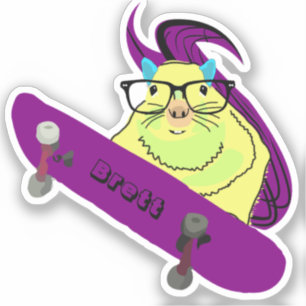 Sticker Naughty Squirrel #772 Brett Skateboard