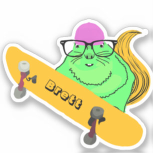 Sticker Naughty Squirrel #817 Brett Skateboard