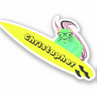 Sticker Naughty Squirrel #826 Surf