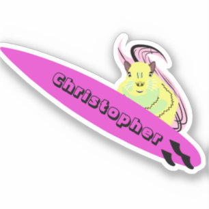 Sticker Naughty Squirrel #846 Surf