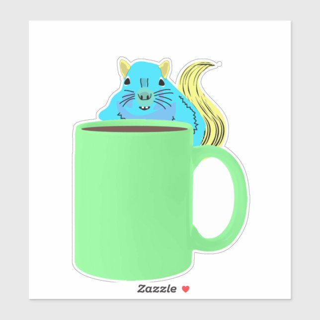 Sticker Naughty Squirrel #978 (Feuille)