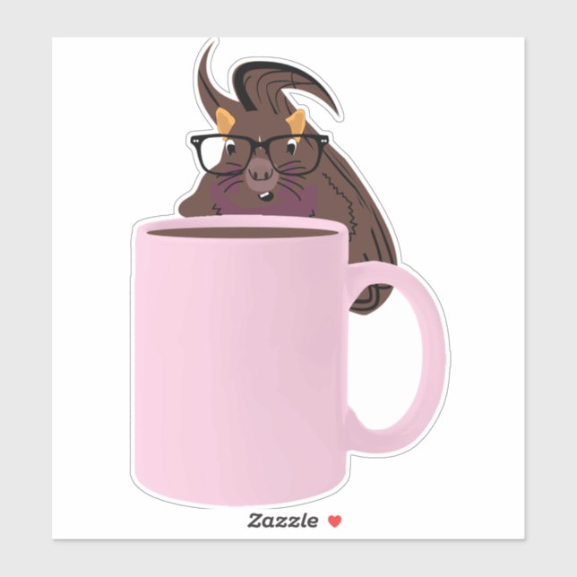 Sticker Naughty Squirrel #978 (Feuille)