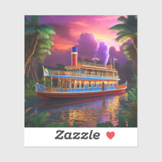 Sticker Navigation en Amazonie