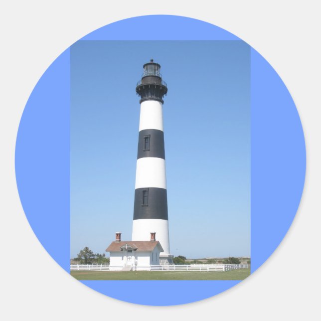 Sticker NC Bodie Lighthouse Outer Banks (Devant)