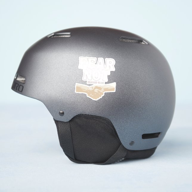 Sticker Ne craignez pas – Ésaïe 41:10 (Côté casque)