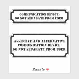 Sticker Ne pas enlever AAC noir