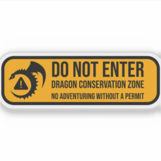 Sticker Ne pas entrer : Panneau Zone de conservation du dr
