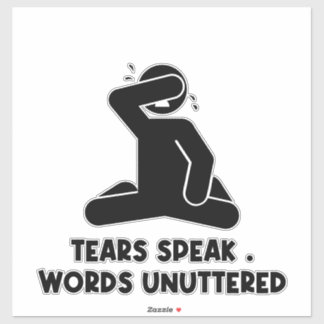 Sticker ne pleure pas