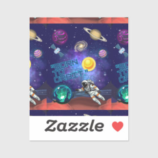STICKER NÉ POUR ORBITER