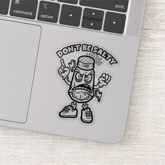 Sticker Ne sois pas salé (Détail)