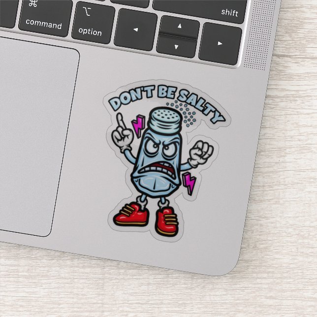 Sticker Ne sois pas salé (Détail)