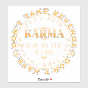 Sticker Ne Te Venge Pas Citation Inspiration Message