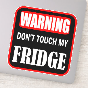 Sticker ne touchez pas à mon réfrigérateur