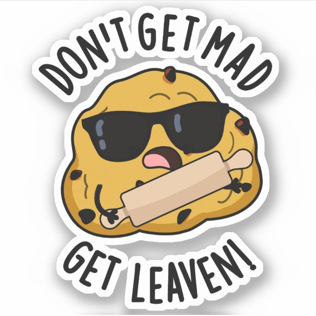 Sticker Ne vous fâchez pas, faites lever la plaisanterie d (Devant)