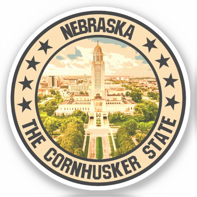 Sticker Nebraska (Recto)