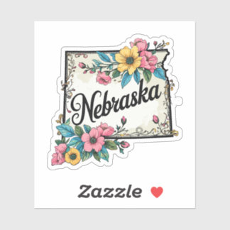 Sticker Nebraska Flowers - Wild Flowers Nebraska