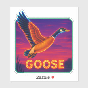 Sticker Neon Goose
