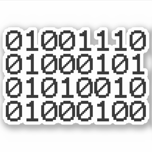 STICKER NERD BINAIRE (Devant)