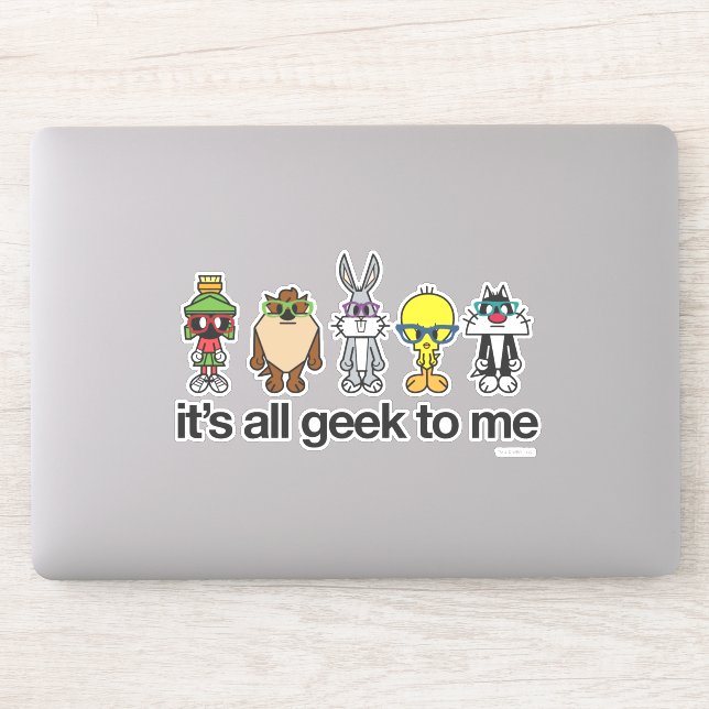 Sticker Nerds LOONEY TUNES™ - Tous Geeks pour moi (Ordinateur)