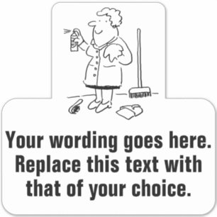 Sticker Nettoyage domestique et nettoyage