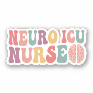 Sticker Neuro Infirmière de l'ICU, Unité de soins intensif