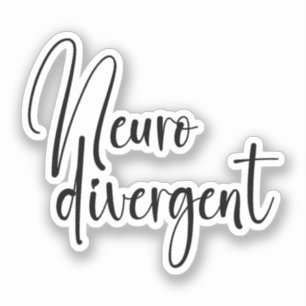 Sticker Neurodivergent   Sensibilisation à la diversité ne